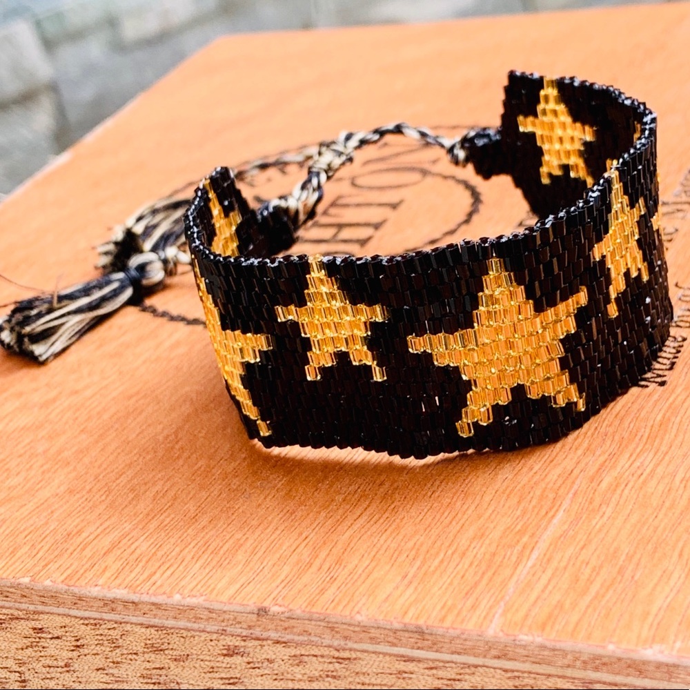 ✨MIYUKI SEED BEAD BOHO WIDE CUFF BRACELET✨